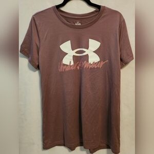Under Armour Purple Tee with Logo